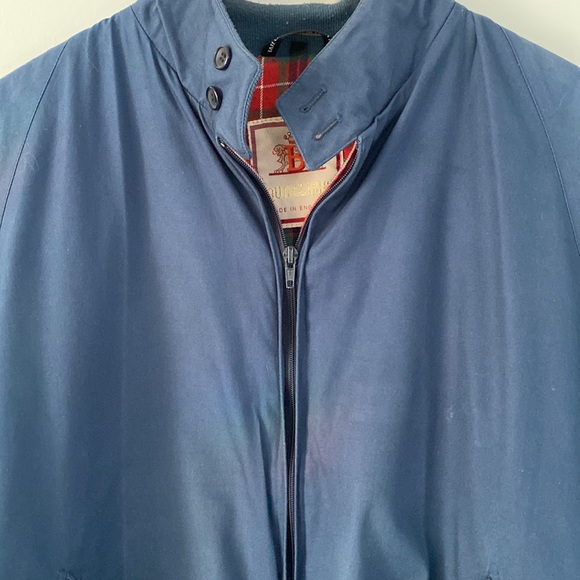 Baracuda Four Climes Made in England Blue Bomber Jacket Size 42 - Picture 5 of 13